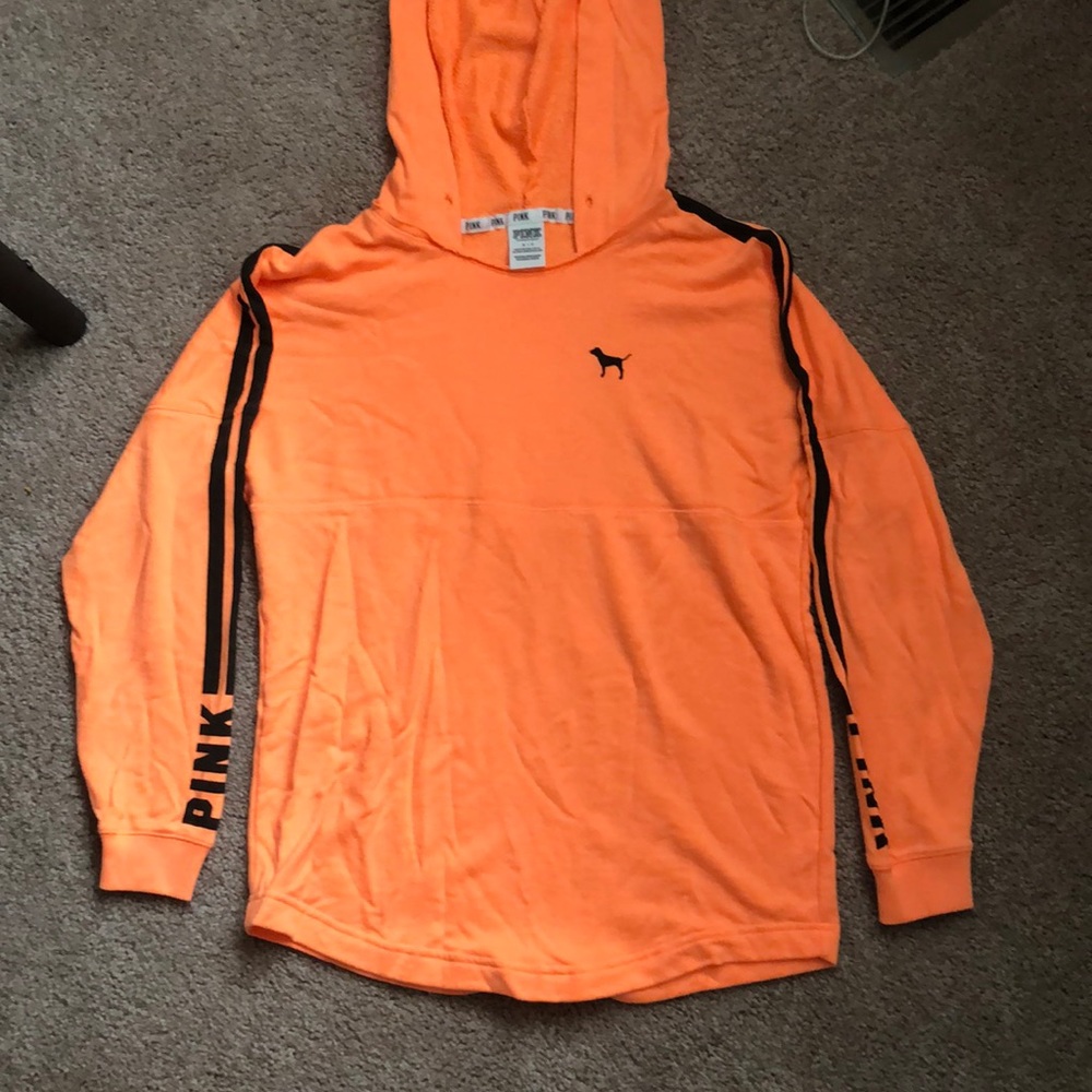Orange Victoria’s Secret hoodie